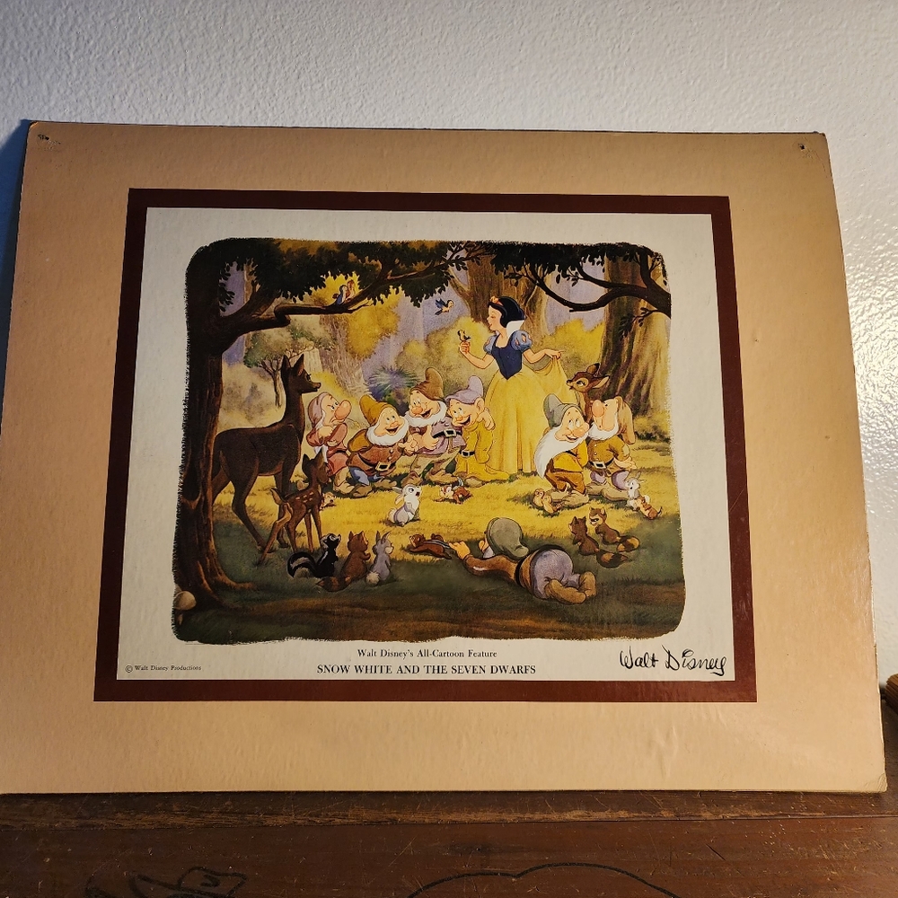 Disney Snow White and the Seven Dwarfs Art Print - Picture 12 of 15
